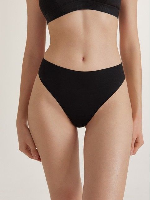 Бесшовные трусы «бразилиана» с высокой посадкой INVISIBLE LBR 3311