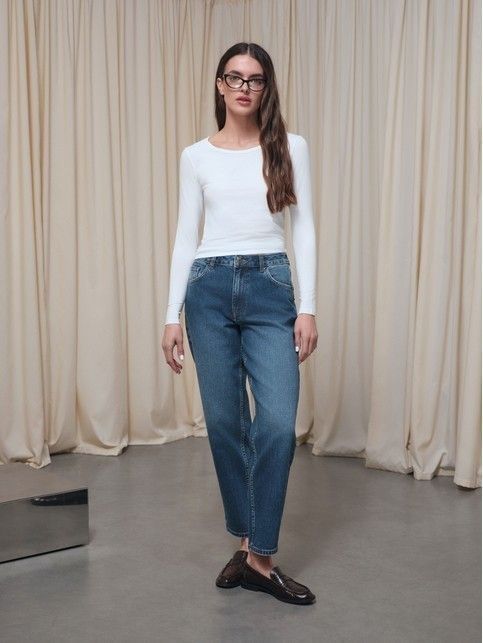 Джинсы Mom Fit для девушек