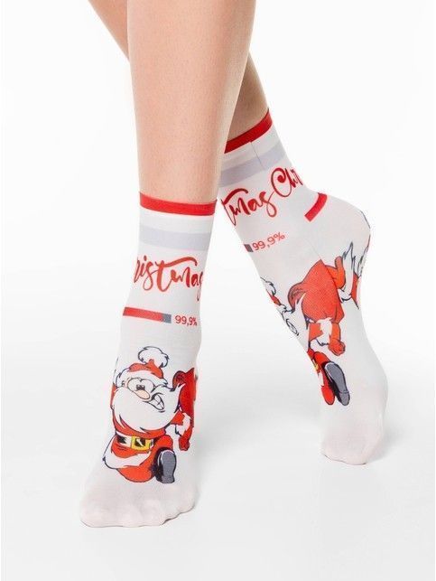 Новогодние носки с рисунком «Christmas»