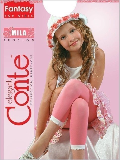 Leggings with decorative picot MILA - buy in the online store Conte