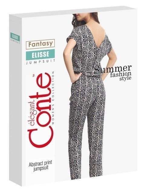 Jumpsuit with a semi-open back ELISSE - buy in the online store Conte