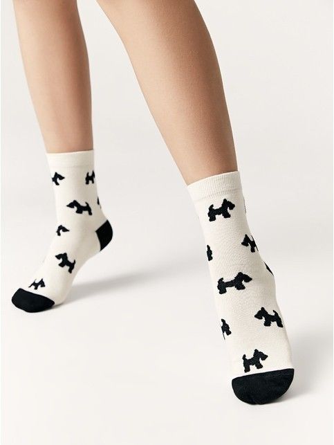Хлопковые носки CLASSIC с рисунком «Собачки»