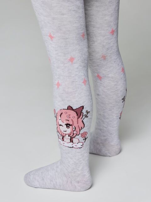 Хлопковые колготки с рисунком “Anime” - купить в интернет-магазине Conte