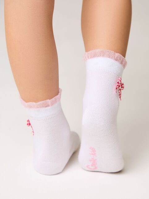 Носки TIP-TOP с декоративным бантиком и воздушным волнистым бортом - купить в интернет-магазине Conte