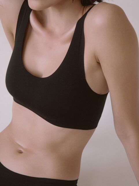 Бесшовное бюстье из хлопка INVISIBLE LBE 1434 - купить в интернет-магазине Conte