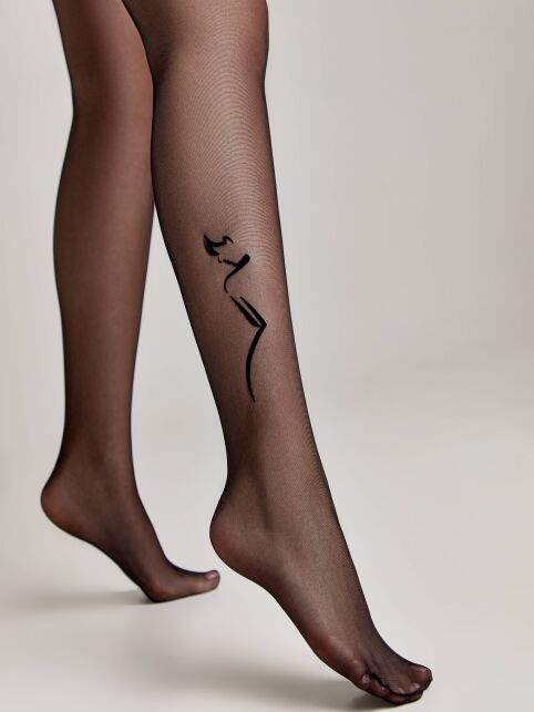 Tights with tattoo pattern FEMME - buy in the online store Conte