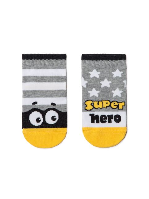 Cotton socks with funny drawings "Funny legs" - buy in the online store Conte