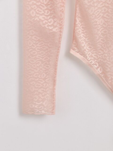 Боди из анималистичного кружева SAVAGE LBD 2549 - купить в интернет-магазине Conte