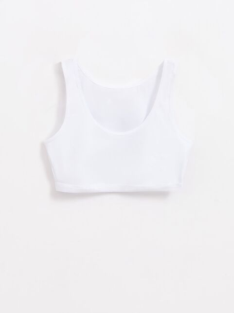 Бюстье из хлопка на широких бретелях BASIC COLLECTION LBE 2018.1 - купить в интернет-магазине Conte