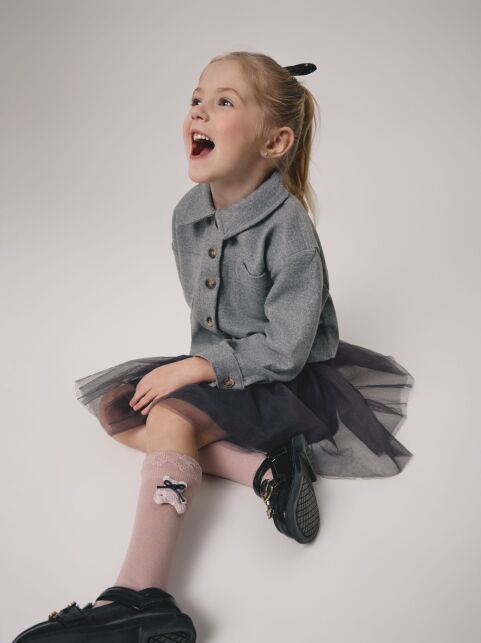 Удлиненные носки из хлопка с декоративной игрушкой «Вear» - купить в интернет-магазине Conte