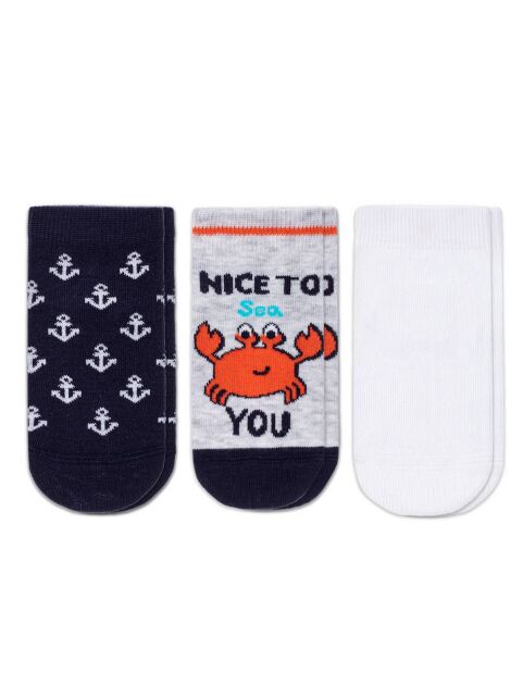 Хлопковые носки (3 пары) Хлопковые носки (3 пары) - купить в интернет-магазине Conte