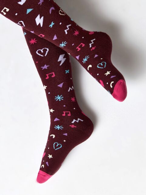 Колготки SOF-TIKI (махровые внутри) с рисунками, модель 518 - купить в интернет-магазине Conte