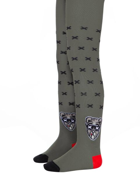 Хлопковые колготки TIP-TOP с рисунком «Bear» - купить в интернет-магазине Conte