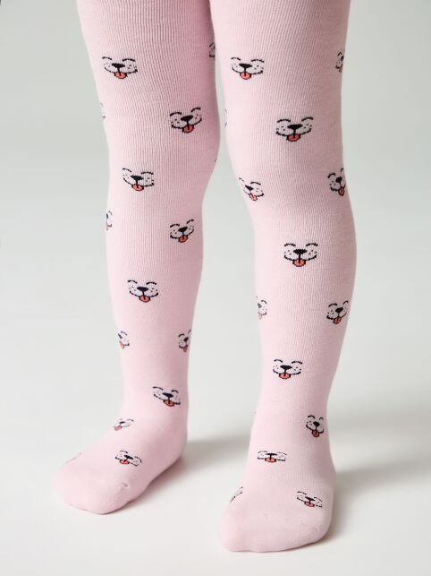Колготки SOF-TIKI (махровые внутри) с рисунком "собачки" - купить в интернет-магазине Conte