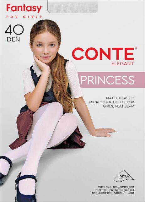 Classic matte tights PRINCESS 40 - buy in the online store Conte