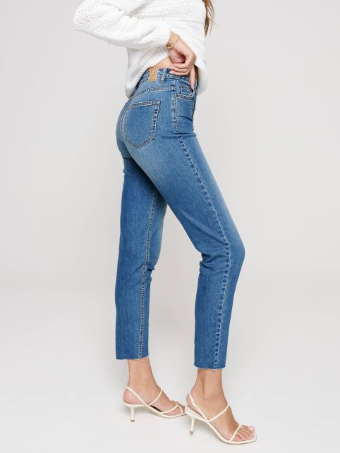 Eco-friendly Mom Fit jeans with high rise CON-189 - buy in the online store Conte