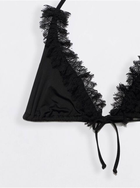 Лиф с мягкими треугольными чашками и эффектным кружевом SANDRA - купить в интернет-магазине Conte