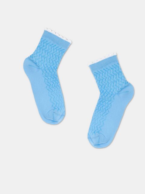 TIP-TOP cotton socks with picot - buy in the online store Conte