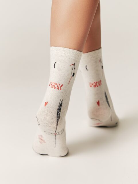 Носки из смесовой пряжи с хлопком и льном «Шчасце» - купить в интернет-магазине Conte