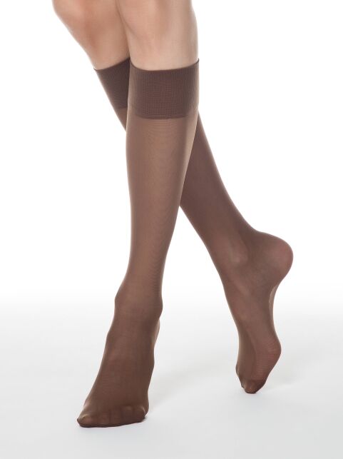 Tight elastic knee socks TENSION 40 (2 pairs per pack) - buy in the online store Conte