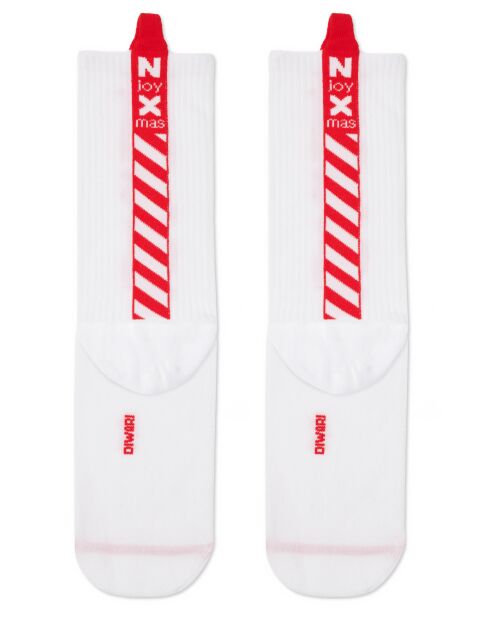 Удлиненные новогодние носки с пикотом-«язычком» «Xmas» Удлиненные новогодние носки с пикотом-«язычком» «Xmas» - купить в интернет-магазине Conte