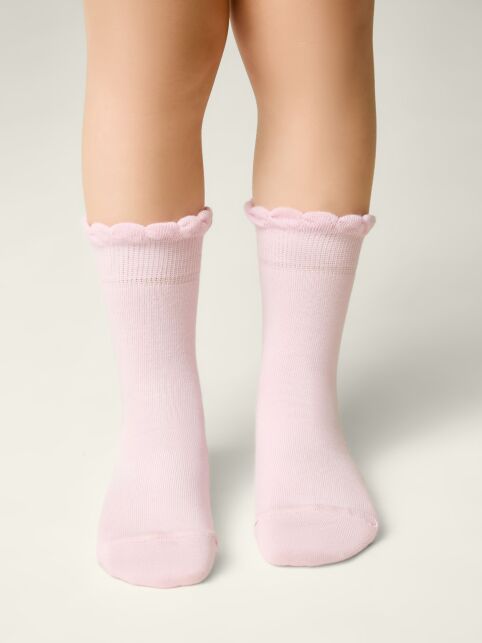 Носки с хлопком и воздушными рюшами TIP-TOP - купить в интернет-магазине Conte