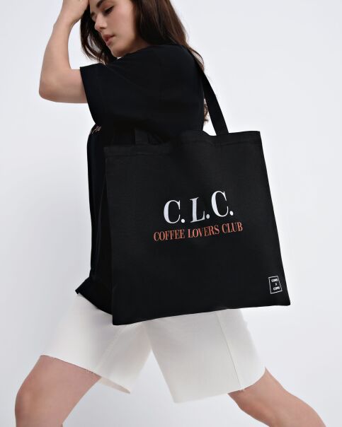 Сумка-шопер с аббревиатурой С.L.C. Сумка-шопер с аббревиатурой С.L.C. - купить в интернет-магазине Conte