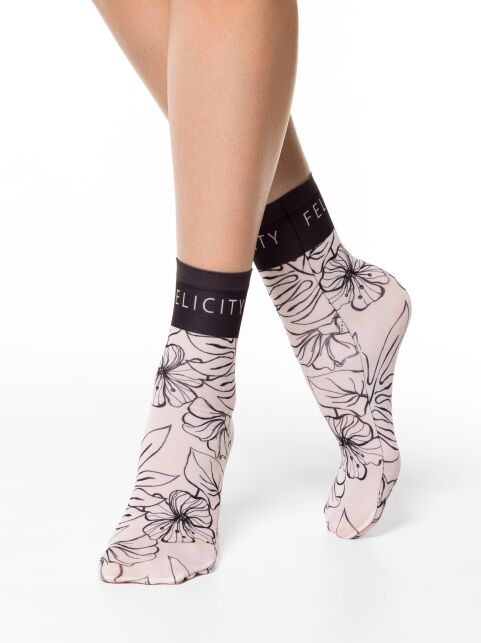 "Feliciy" patterned socks - buy in the online store Conte