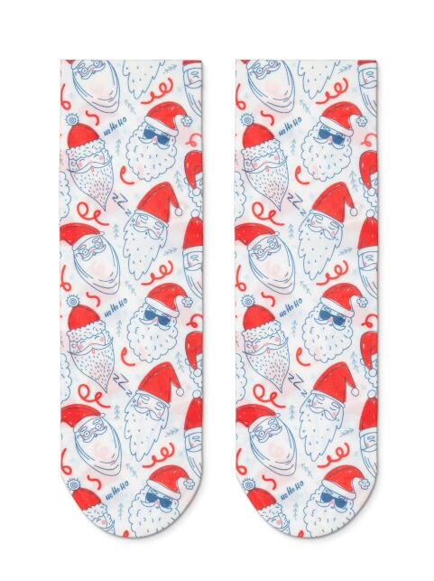 Новогодние носки с рисунком «Ho-ho-ho» - купить в интернет-магазине Conte