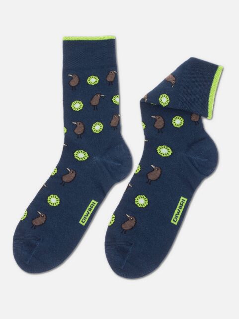 Хлопковые носки HAPPY с рисунком «Киви» - купить в интернет-магазине Conte