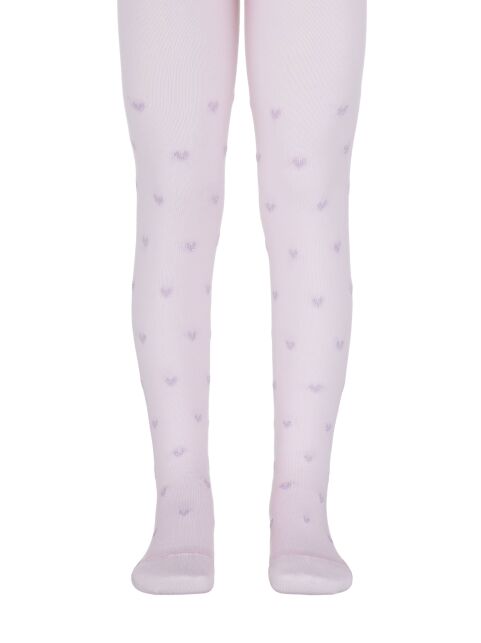 Хлопковые колготки с сердечками из люрекса - купить в интернет-магазине Conte