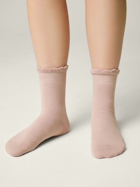 Носки с хлопком и воздушными рюшами TIP-TOP - купить в интернет-магазине Conte