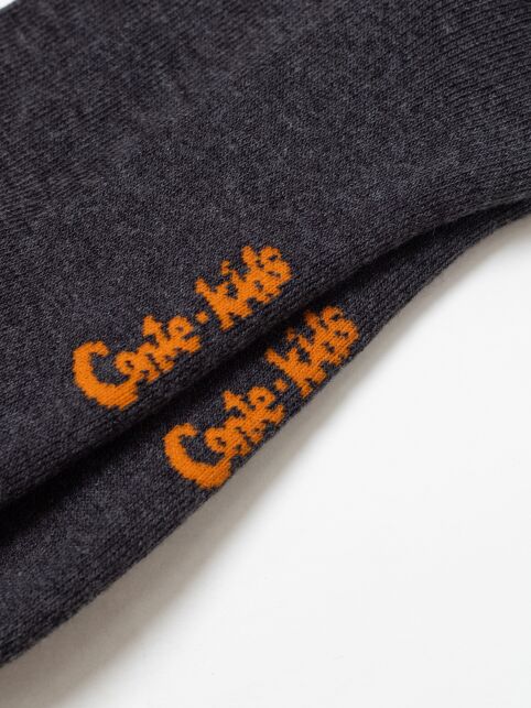 Хлопковые темно-серые носки SOF-TIKI с махровой стопой - купить в интернет-магазине Conte