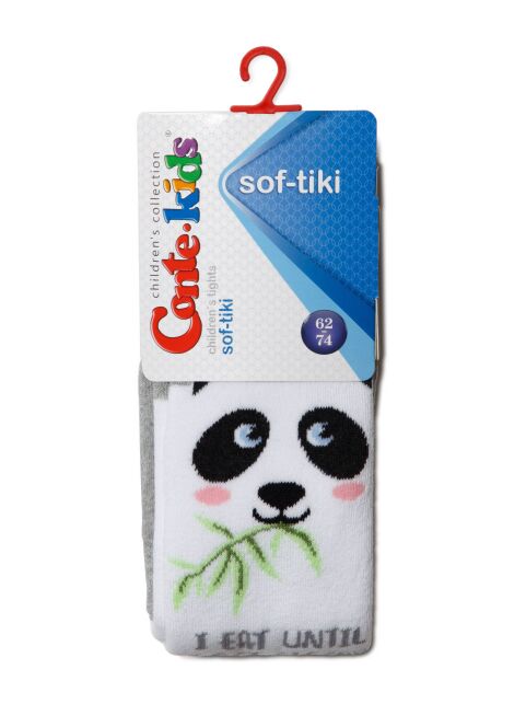 Колготки SOF-TIKI (махровые внутри) с рисунками, модель 531 - купить в интернет-магазине Conte