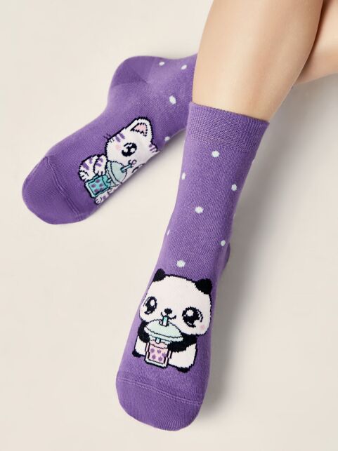 Хлопковые носки с рисунками "Dream team" - купить в интернет-магазине Conte