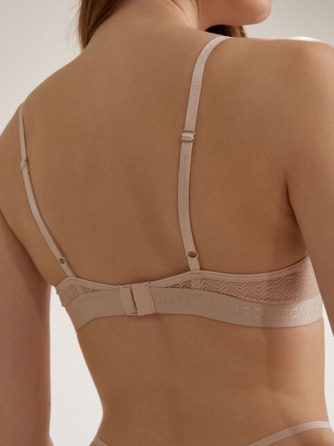 Бюстье из сетки с узором «зигзаг» WAVE LBE 2974 - купить в интернет-магазине Conte