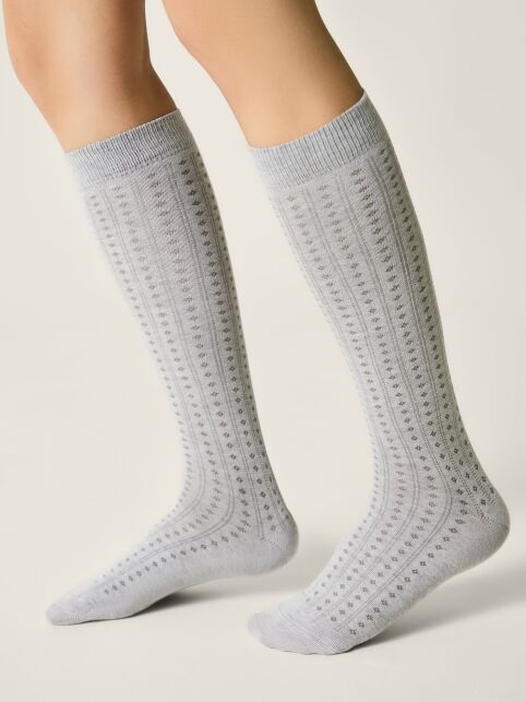 Классические хлопковые гольфы TIP-TOP Lycra®, модель 057 - купить в интернет-магазине Conte