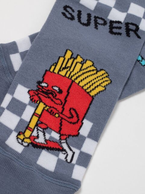 Хлопковые носки с рисунками "Super fast" - купить в интернет-магазине Conte