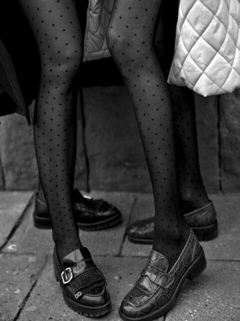 Колготки в точку с эффектом мелкой сетки DROP Колготки в точку с эффектом мелкой сетки DROP - купить в интернет-магазине Conte