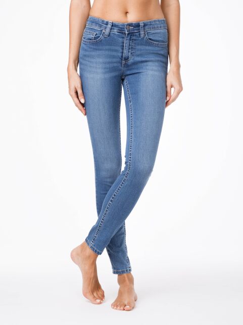 Modeling jeans Skinny with a medium fit 4640/4915L - buy in the online store Conte