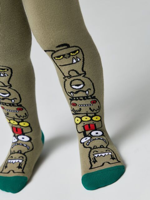 Колготки SOF-TIKI (махровые внутри) с рисунками, модель 529 - купить в интернет-магазине Conte