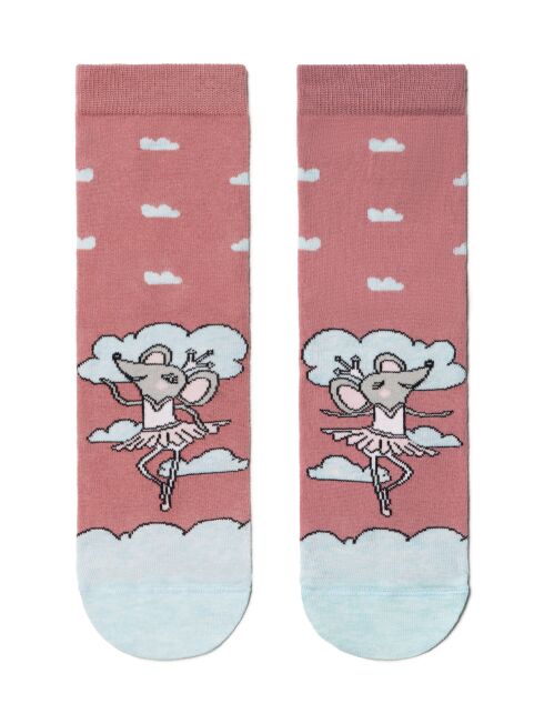 Cotton socks HAPPY - buy in the online store Conte