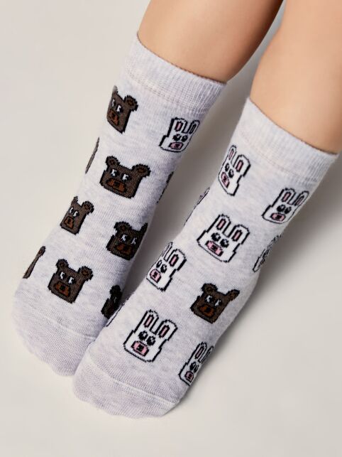 Хлопковые носки с рисунками "Best friends" - купить в интернет-магазине Conte