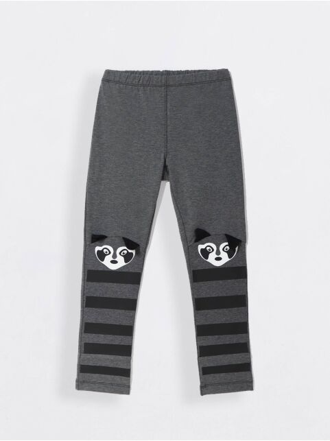 Fun leggings with a raccoon pattern FANCY - buy in the online store Conte