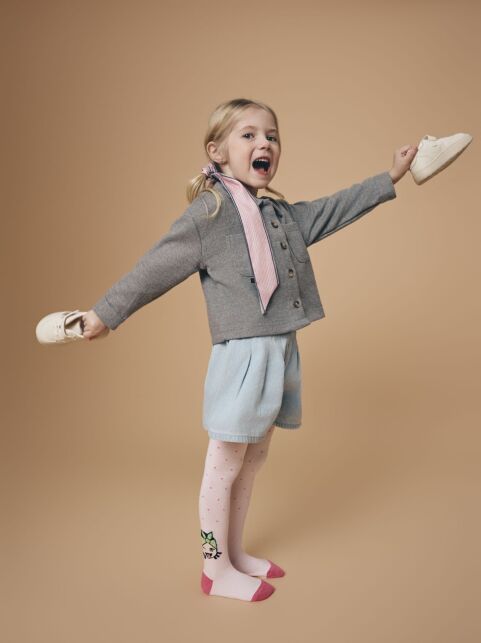 Хлопковые колготки с рисунком «OMG» - купить в интернет-магазине Conte