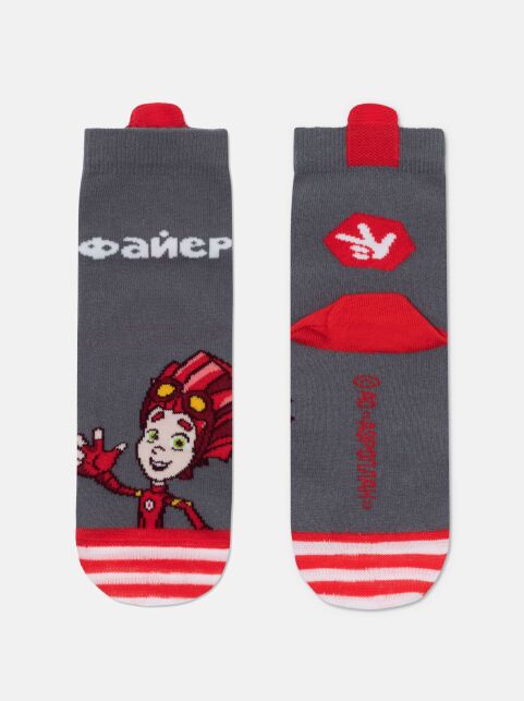 Носки с рисунком Файер по лицензии «Фиксики» - купить в интернет-магазине Conte
