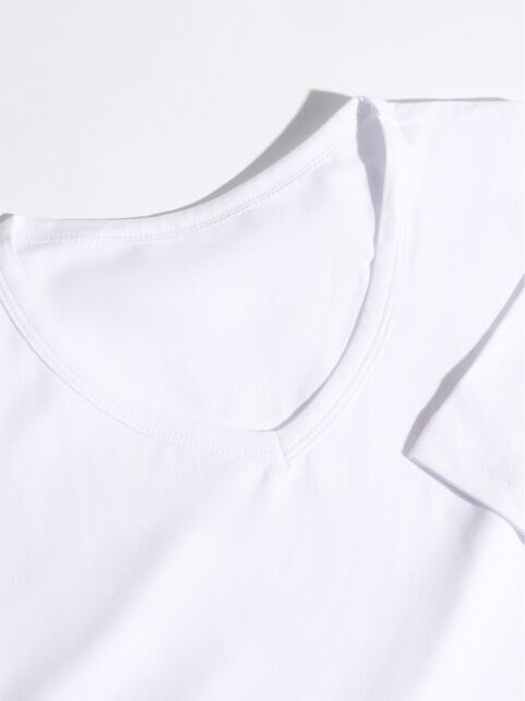 Футболка из хлопка с V-образным вырезом BASIC MEN MF 2025 (пакет) - купить в интернет-магазине Conte