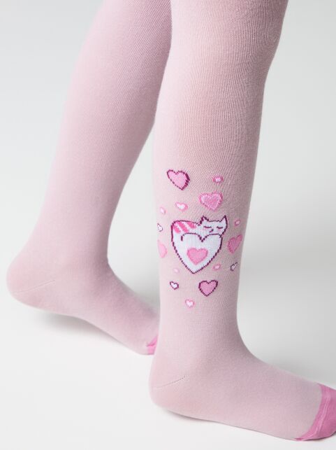 Хлопковые колготки с рисунком “Cat” - купить в интернет-магазине Conte