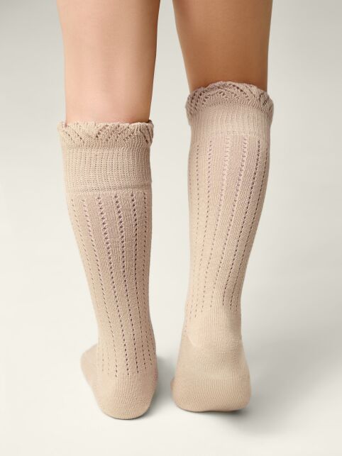 Гольфы с воздушными рюшами и хлопком MISS - купить в интернет-магазине Conte