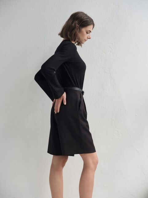 Свободный джемпер в рубчик LD 3242 - купить в интернет-магазине Conte